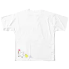 菫-すみれ-のコケタマピヨ All-Over Print T-Shirt