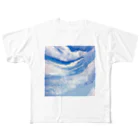 LUCENT LIFEのLUCENT LIFE　雲流 / Flowing clouds All-Over Print T-Shirt