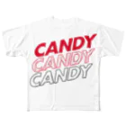 LONESOME TYPE ススのCANDY (RedApple) フルグラフィックTシャツ