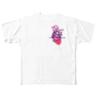 CalmExcelのHeart All-Over Print T-Shirt