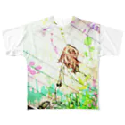 鉄の鳩小屋の端書き All-Over Print T-Shirt