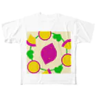 pastelia　shopの①🍠さつまいものアイコン Sweet potato icon All-Over Print T-Shirt
