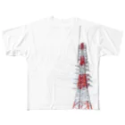 STEEL TOWER rainyの川崎火力線No50 All-Over Print T-Shirt