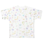 青桐ナツの狐　カラフル2 All-Over Print T-Shirt