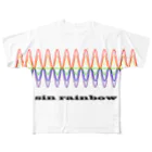 すうがっくまのsin rainbow フルグラフィックTシャツ