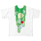 日下田のフォーリングクリームソーダ All-Over Print T-Shirt