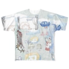 FUKUSHICHIHIROの捏造テンプル All-Over Print T-Shirt