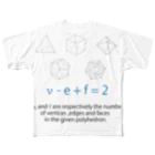 飛ばすはとバスのオイラーの多面体定理 All-Over Print T-Shirt