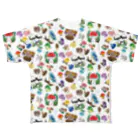 Shima.shimaのDot Mushroom ドットきのこT フルグラフィックTシャツ