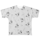 猫と音楽Strings Catの野球ねこパターン柄 All-Over Print T-Shirt