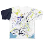 LIBRI PAINT WORKの LIBRI PAINT WORK 002 フルグラフィックTシャツ