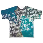 WEAR YOU AREの日本 Tシャツ 両面 All-Over Print T-Shirt