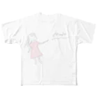  -Racha shop-のまほうつかいシンプル フルグラフィックTシャツ