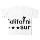 mairo baseのCalifornia サーフ フルグラフィックTシャツ