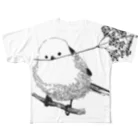 OtterHouseの花を贈る雪の妖精 フルグラフィックTシャツ