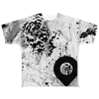 WEAR YOU AREの北海道 上川郡 Tシャツ 両面 All-Over Print T-Shirt