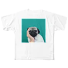 .comのbulldog フルグラフィックTシャツ