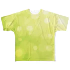 minimumのbokeh-green フルグラフィックTシャツ