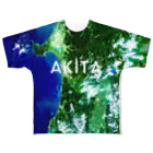WEAR YOU AREの秋田県 秋田市 Tシャツ 両面 All-Over Print T-Shirt