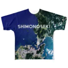 WEAR YOU AREの山口県 下関市 Tシャツ 片面 All-Over Print T-Shirt