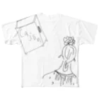 perflaのフラメンコとカホン All-Over Print T-Shirt