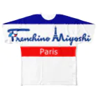 Frenchino ParisのFrenchino Paris フルグラフィックTシャツ