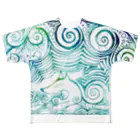 deketa　　の九尾の狐　雲上 All-Over Print T-Shirt