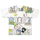 コラージュイラスト作家なおちるの猫のアパルトメント All-Over Print T-Shirt