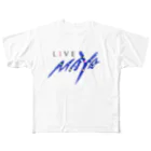 MAYA倶楽部公式グッズ販売のLIVE MAYA All-Over Print T-Shirt