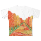 KANAT  LAMHITAの秋の散歩道 All-Over Print T-Shirt