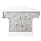 青猫堂の般若心経・癖字 All-Over Print T-Shirt