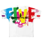 シューティングバーFIVEのFIVEのサイコTシャツver2 All-Over Print T-Shirt