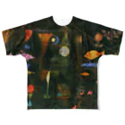 世界の絵画アートグッズのパウル・クレー《魚の魔法》 フルグラフィックTシャツ
