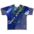 WEAR YOU AREの鹿児島県 肝属郡 Tシャツ 片面 All-Over Print T-Shirt