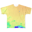 OtsuCHEEの夕方の月　カラー All-Over Print T-Shirt