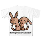 Bunny's Entertainmentの【Bunny's Enterteinment】公式キャラクター フルグラフィックTシャツ