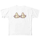 ケモミミちゃん屋のミミTシャツ(背面プリントあり) フルグラフィックTシャツ