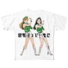 昭和はっぴー地区の昭和はっぴー2周年記念 All-Over Print T-Shirt