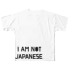 ASAGARAのI am not Japanese フルグラフィックTシャツ