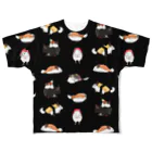 Syu.jjmnのチンチラのお寿司（宴）黒 All-Over Print T-Shirt