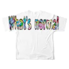 水彩屋のノーマルって何なん All-Over Print T-Shirt :back