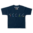 Cute BirdsのアニマルヨガTシャツ（Sサイズ） All-Over Print T-Shirt :back