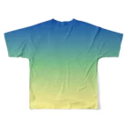 REDMOON_SAPPOROのヒーリングクローバー　フルグラフィックTシャツ All-Over Print T-Shirt :back
