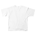 でんちゃんの鉛筆画のワンちゃん All-Over Print T-Shirt :back