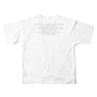 パグとミニブタの母のブルテリア All-Over Print T-Shirt :back