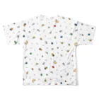 TSUKIMI COFFEEの【両面T】おてつだい柄 こまかい All-Over Print T-Shirt :back