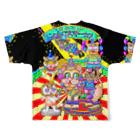 プリン先輩のお店の猛獣ショーにゃ♪-A All-Over Print T-Shirt :back