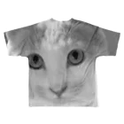 Twelve Catsの目力 フルグラフィックTシャツの背面