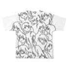 さうての女の子たち All-Over Print T-Shirt :back