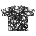 omuramの雑交モノ（両面） フルグラフィックTシャツの背面